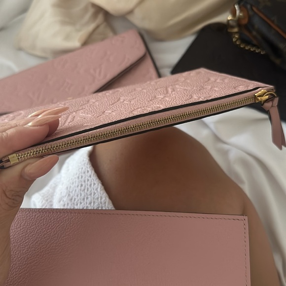 Felicie pochette inserts brand new both leather - Louis Vuitton - Picture 4 of 9